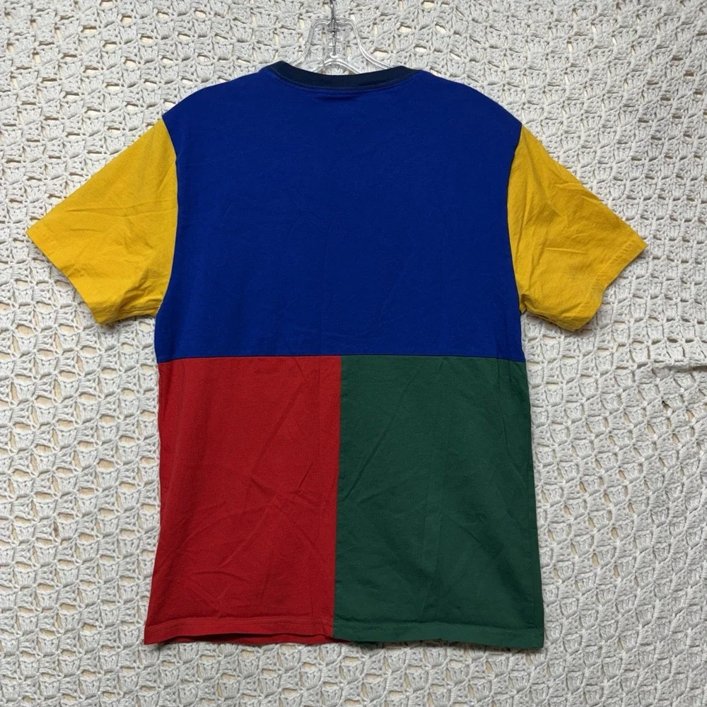Polo Ralph Lauren Big Pony T-Shirt Boys‎ L 14-16  Color Blocked 100%Cotton